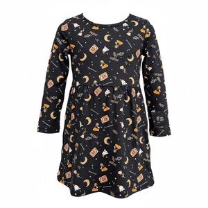 Carter’s Halloween Magic Potions Dress Toddler Girls‎ Black Long Sleeve Fall NWT
